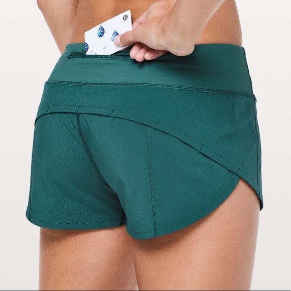 Lululemon Green Jasper Speed Up Shorts 2.5” Size 4 - Picture 12 of 12